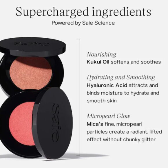 Saie Glow Sculpt Multi-Use Cream Highlighting Blush | Peachglow - Picture 6 of 8